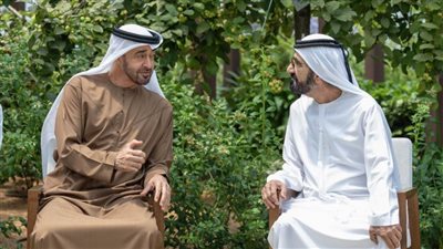 محمد بن زايد يستقبل أخاه محمد بن راشد ويستعرضان الدورة الجديدة من المشاريع الإستراتيجية الوطنية