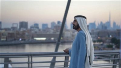 محمد بن راشد يتفقّد جسر 