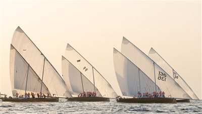 بدء توافد محامل سباق 