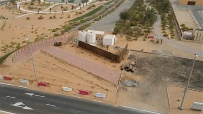 بلدية منطقة الظفرة تواصل أعمال التطوير بمشروع واحة ليوا