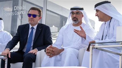 خالد بن محمد بن زايد يشهد فعاليات النسخة الأولى من مهرجان بايك أبوظبي