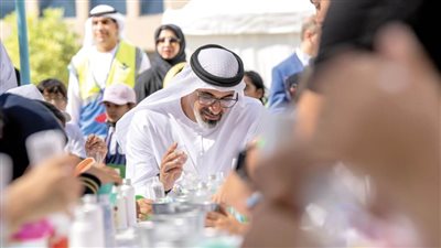 خالد بن محمد بن زايد يزور مهرجان العين للكتاب 2022