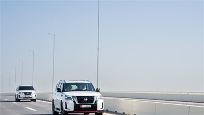 خالد بن محمد بن زايد يفتتح جسر 