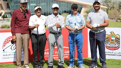 ‎كأس رئيس الدولة للجولف تنطلق بمنافسة ثلاثية على الصدارة