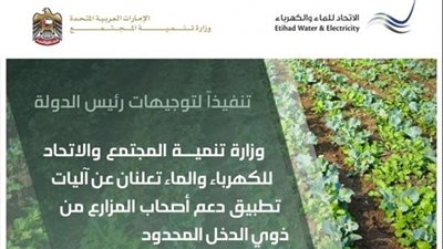  الإعلان عن آليات تطبيق دعم أصحاب المزارع من ذوي الدخل المحدود