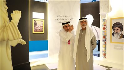 نهيان بن مبارك يزور معرض أبوظبي الدولي الكتاب 2023