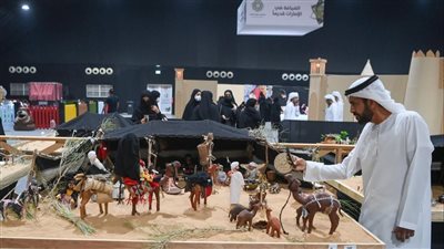 20 مجسما تراثيا تعكس ذكريات الماضي في مهرجان ليوا للرطب