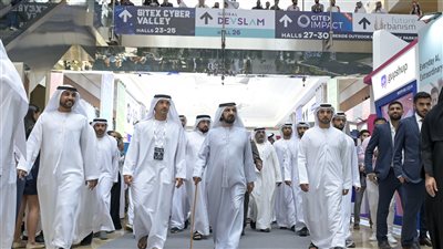 محمد بن راشد يفتتح جيتكس جلوبال بمشاركة 6000 عارض و180 ألف مسؤول تنفيذي من 180 دولة