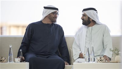 رئيس الدولة يستقبل محمد بن راشد