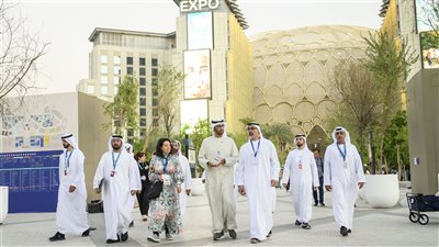 خالد بن محمد بن زايد يزور موقع “COP28” ويتفقد جاهزيته لاستقبال الوفود