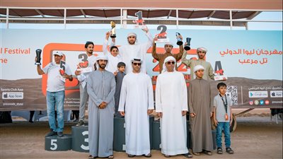 ختام ناجح لسباقات الخيول العربية في مهرجان ليوا الدولي