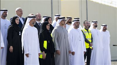 منصور بن زايد يفتتح أول وأكبر محطة لتحلية مياه البحر بتقنية التناضح العكسي في شمال الدولة