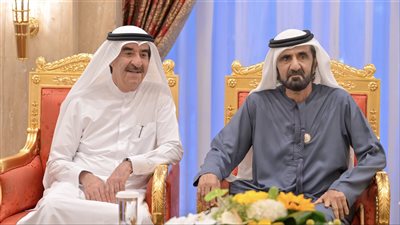 محمد بن راشد يستقبل سعود المعلّا ويتبادلان التهاني بمناسبة شهر رمضان المبارك