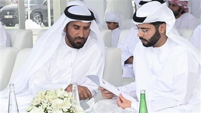 هزاع بن حمدان بن زايد يتوج الفائزين في بطولة الظفرة الكبرى لصيد الكنعد