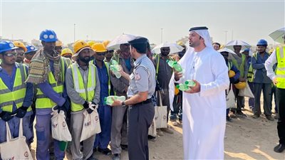 بلدية مدينة أبوظبي تُسعد العمال بفعالية 