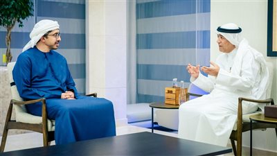 عبدالله بن زايد يستقبل الأمين العام لمجلس التعاون لدول الخليج العربية