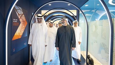 خالد بن محمد بن زايد يشهد جانبا من فعاليات المعرض والمؤتمر العالمي للمرافق 2024