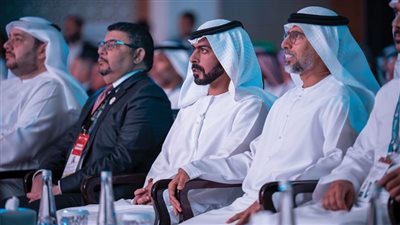 خليفة بن طحنون يحضر فعاليات افتتاح المعرض والمؤتمر العالمي للمرافق 2024