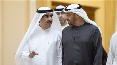 رئيس الدولة يستقبل حاكم أم القيوين