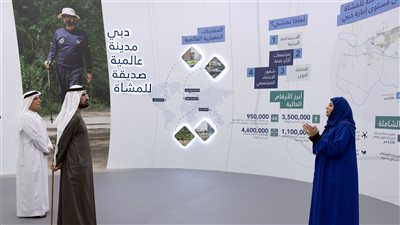 محمد بن راشد يعتمد المخطط الشامل لتطوير مسارات المشاة 