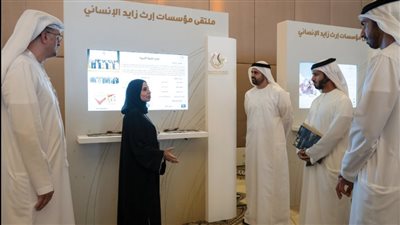 ذياب بن محمد بن زايد يشهد جانباً من فعاليات النسخة الأولى من 