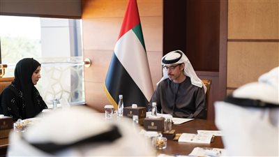 هزاع بن زايد يستقبل وفداً من هيئة البيئة - أبوظبي