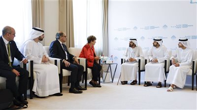 محمد بن راشد يبحث مع مديرة صندوق النقد الدولي التطورات الاقتصادية العالمية وتعزيز التعاون بين الإمارات والصندوق