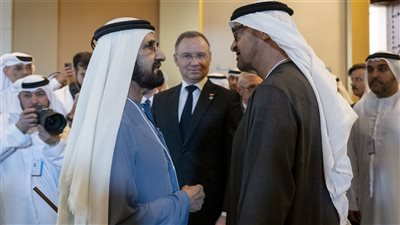 رئيس الدولة يلتقي عدداً من رؤساء الوفود والقادة المشاركين في القمة العالمية للحكومات 2025