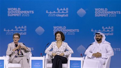 القمة العالمية للحكومات ..وزير الثقافة ومديرة اليونسكو يستعرضان الجهود الدولية لترميم آثار الموصل